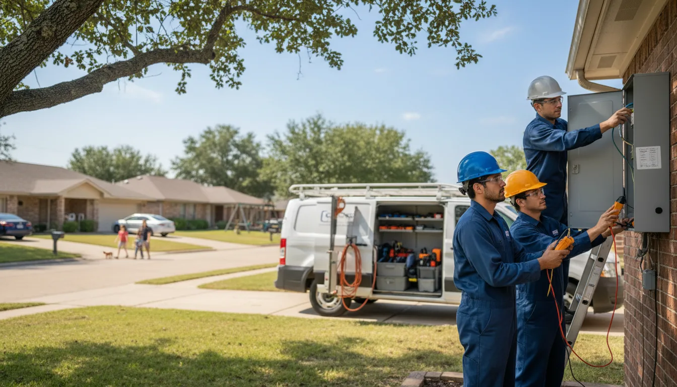 Certified electrician providing emergency electrical services in Bakersfield, MO